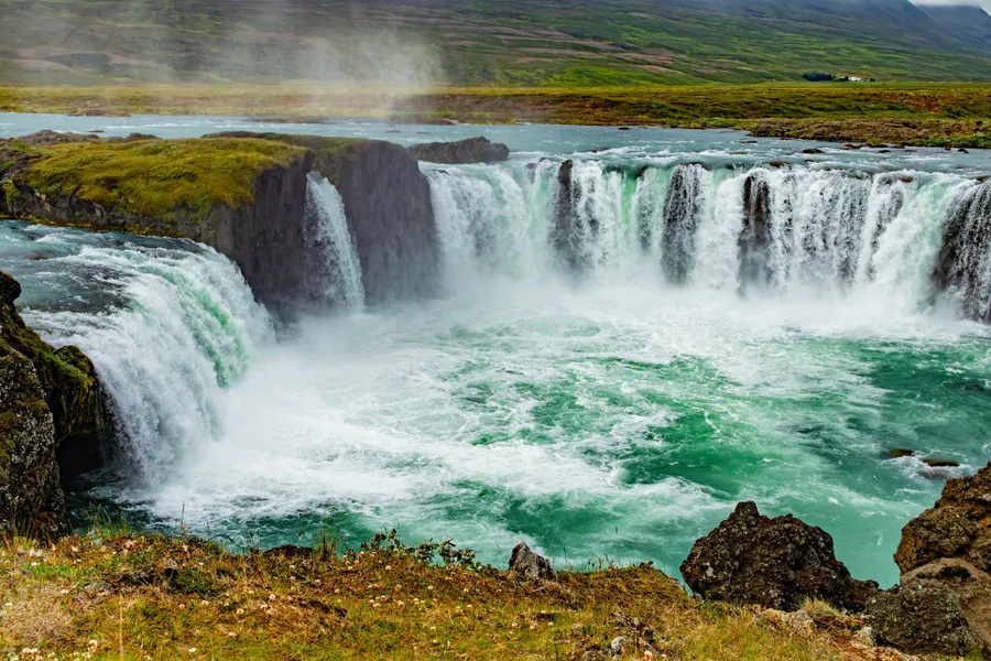Fossen Godafoss på Island