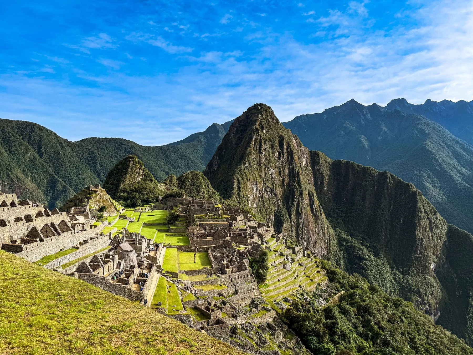 Machu Picchu i Andesfjellene