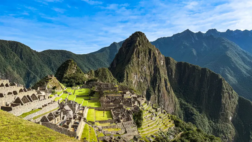 Machu Picchu i Andesfjellene